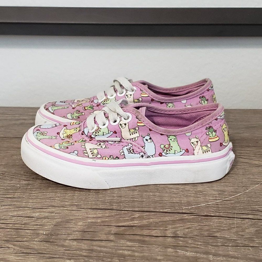 Vans Authentic Youth Skate Shoes Size 10.5 Pink